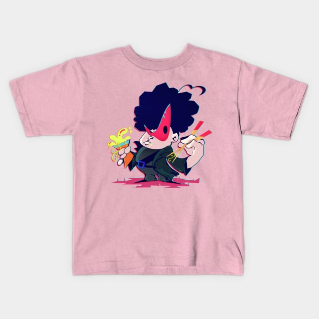 Colonel Noodle Kids T-Shirt by Fluffbot's Lair